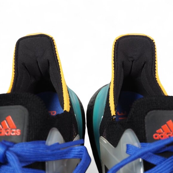 Adidas UltraBoost 21 Black Pulse Aqua Performance Running Shoes S23870 Men's 9.5 - Picture 11 of 11
